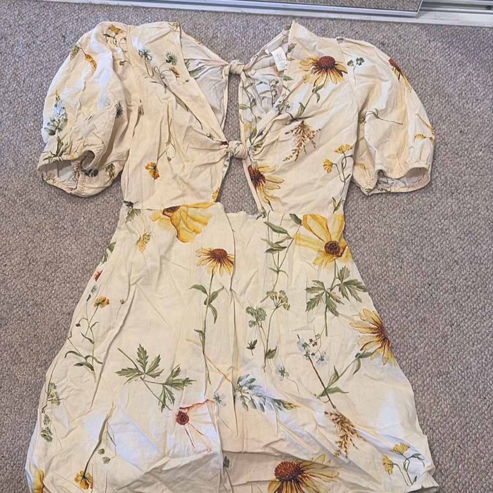 Floral dress size medium